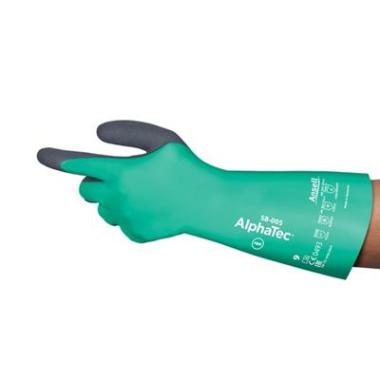 Ansell AlphaTec 58-005 handschoen groen