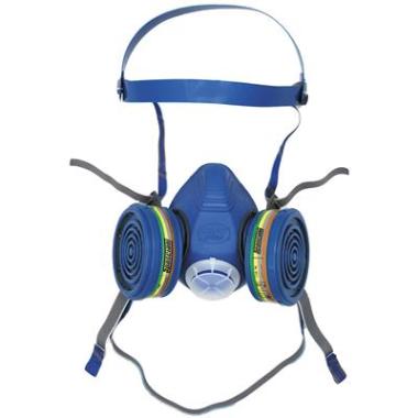 Spasciani Duo halfgelaatsmasker blauw