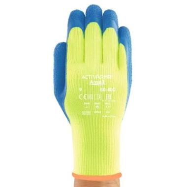 Ansell ActivArmr 80-400 handschoen blauw/geel
