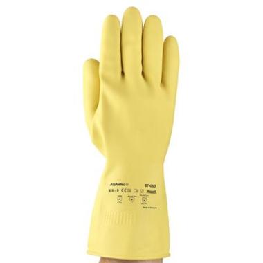 Ansell AlphaTec 87-063 handschoen geel