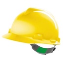 MSA V-Gard veiligheidshelm met Push-Key binnenwerk geel
