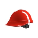 MSA V-Gard 200 veiligheidshelm met Fas-Trac III binnenwerk rood