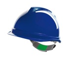 MSA V-Gard 520 veiligheidshelm met Push-Key binnenwerk blauw