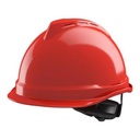 MSA V-Gard 520 veiligheidshelm met Fas-Trac III binnenwerk rood