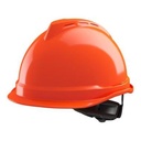 MSA V-Gard 520 veiligheidshelm met Fas-Trac III binnenwerk oranje
