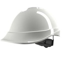 MSA V-Gard 200 ongeventileerde veiligheidshelm met Fas-Trac III binnenwerk wit
