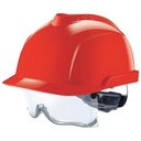 MSA V-Gard 930 ongeventileerde veiligheidshelm rood