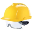MSA V-Gard 930 geventileerde veiligheidshelm geel
