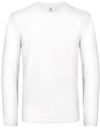 B&C heren t-shirt model E190 long sleeve white