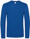 B&C heren t-shirt model E190 long sleeve royal blue