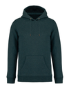 Hoodie met capuchon Type NS401 amazon green heather