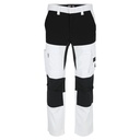 HECTOR BROEK wit/zwart