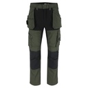 SPECTOR BROEK donker kaki/zwart