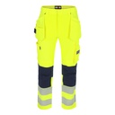 SPECTOR HIGH VIZ BROEK fluo geel/marineblauw