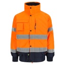 TARVOS HIGH VIZ JAS fluo oranje/marineblauw