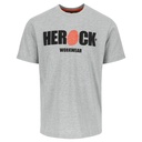 ENI T-SHIRT KORTE MOUWEN licht heather grijs