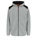 JUNO SWEATER MET KAP heather grijs