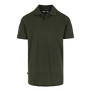 LEVOR POLO KORTE MOUWEN donker kaki