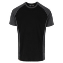 TORI T-SHIRT KORTE MOUWEN antraciet/zwart