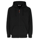 TOBIN SWEATER MET KAP zwart