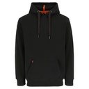 HESUS SWEATER MET KAP zwart